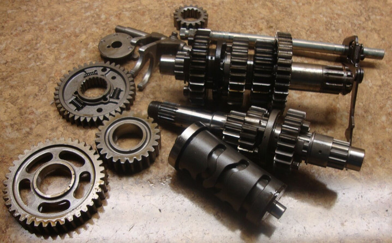 2003 Honda Shadow VT750 VT 750 ACE Engine Motor Transmission Gears Shift Fork 03