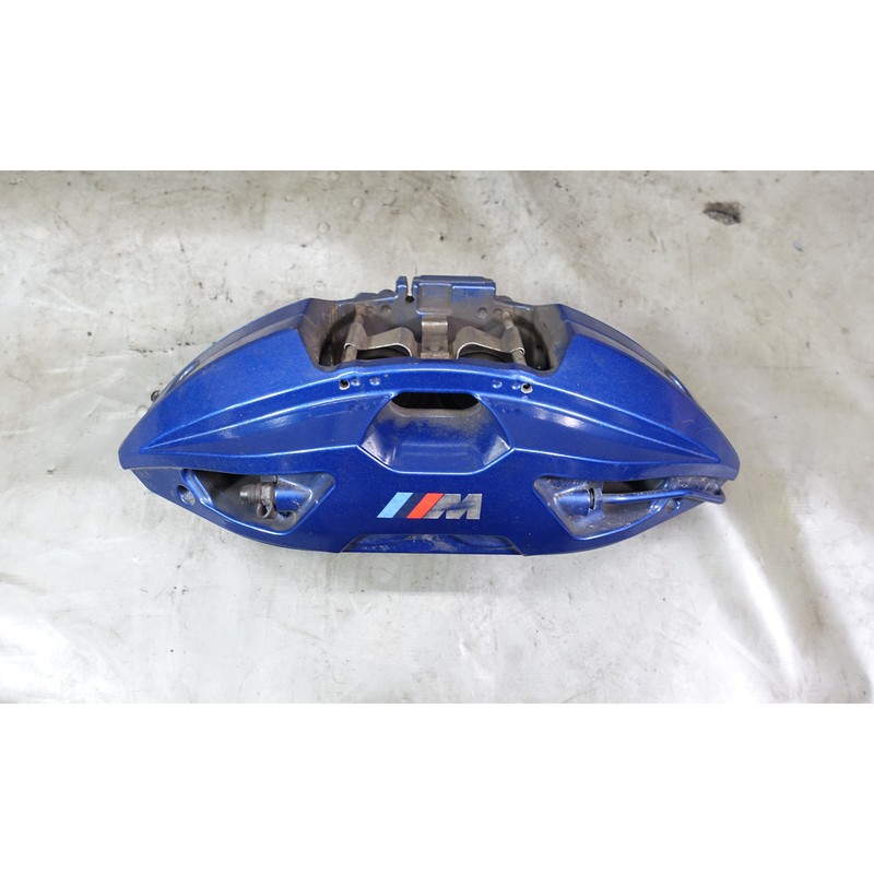 2019-2024 BMW X3M X5 Left Front Brake Caliper 4-Piston Blue 395x36 Factory
