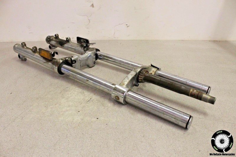 1995 Yamaha Virago 1100 XV1100 FRONT FORKS SHOCK SUSPENSION SET LOWER TREE XV 95