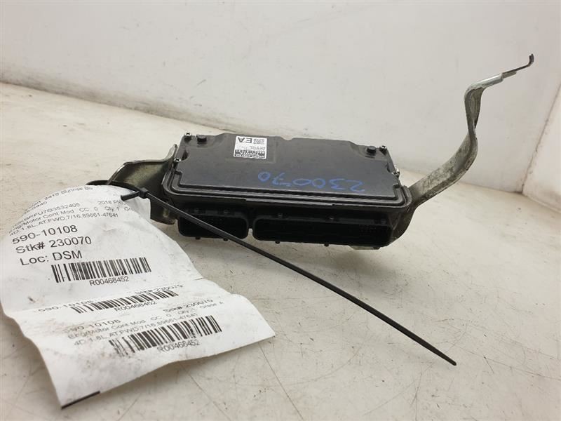 2016 TOYOTA PRIUS 1.8L ENGINE ECM ELECTRONIC CONTROL MODULE ASSEMBLY