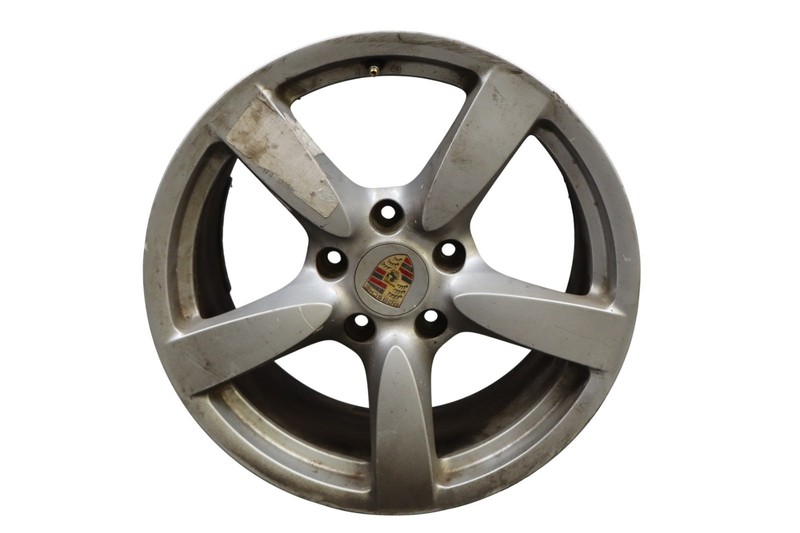 06-09 Porsche Boxster Cayman Rear 5 Spoke Alloy Wheel Rim 9JX18H2-ET43 Oem