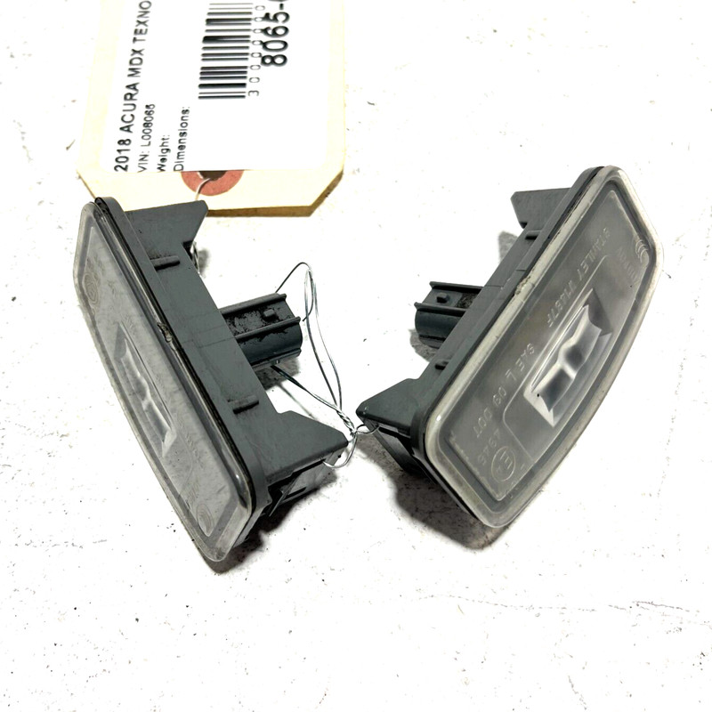 2014-2020 ACURA MDX REAR LICENSE PLATE LIGHT LAMP 2 PCS OEM