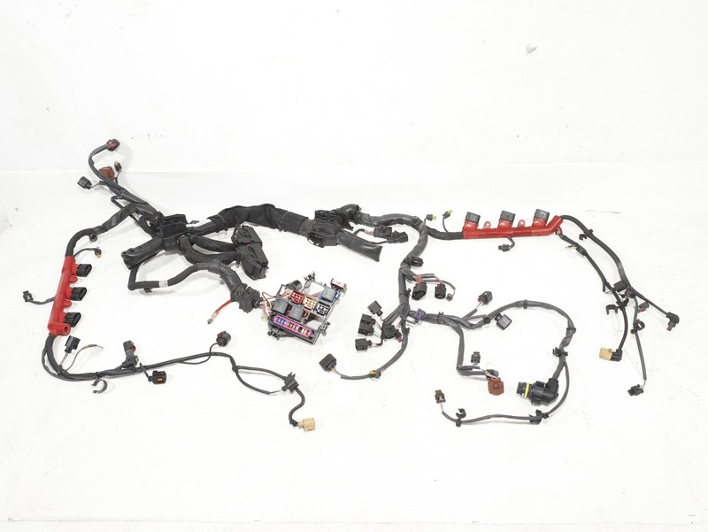15-18 Audi A8L A8 D4 3.0L Engine Wiring Harness Loom Relay Box 4H1971713EC OEM