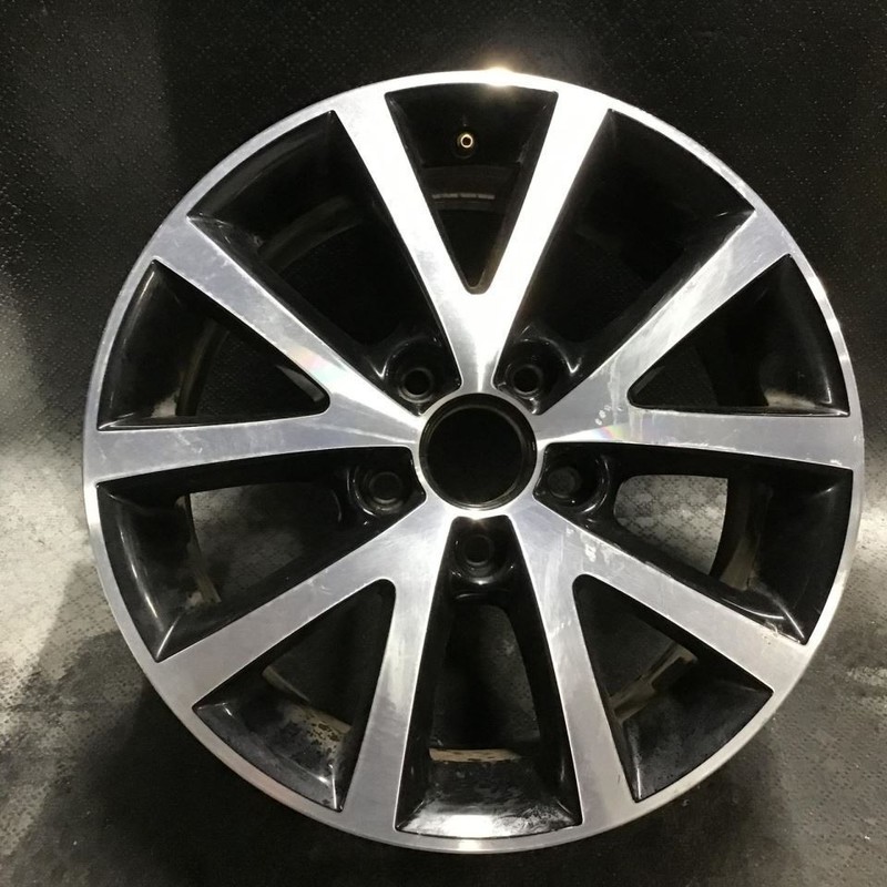2015-2018 Jetta GLI 70008 Wheel 16 x 6-1/2 Rim Black Machined 5C0601025BMFZZ