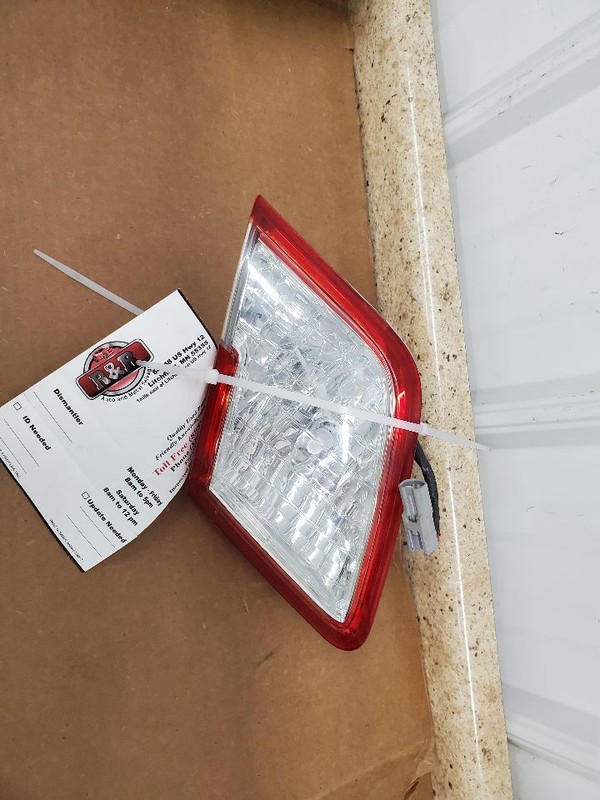 Driver Tail Light Decklid Mounted With Red Outline Fits 07-09 CAMRY 294929