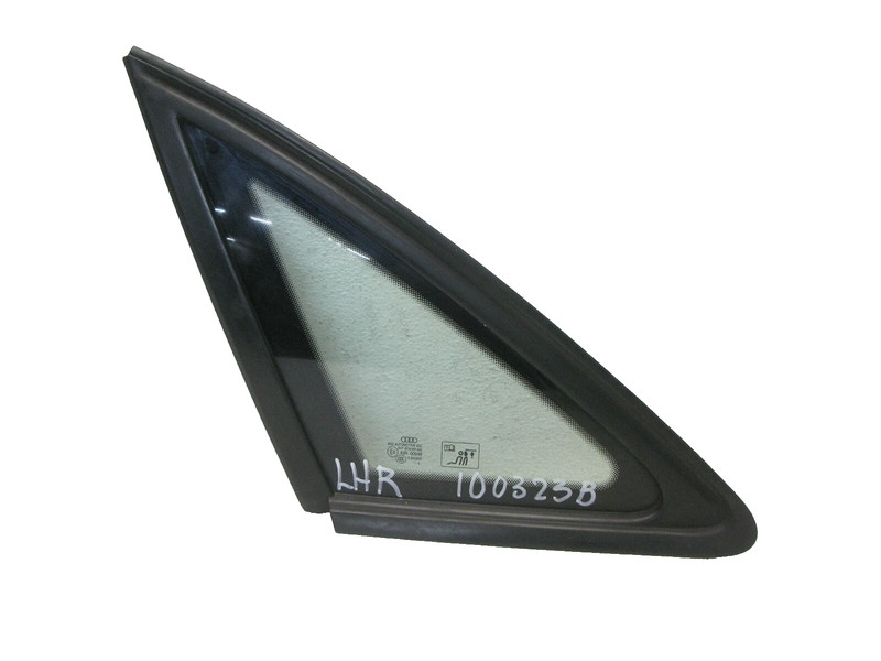 09-16 AUDI B8 A4 S4 RS4 SEDAN REAR LEFT DRIVER QUARTER WINDOW GLASS OEM 100323B