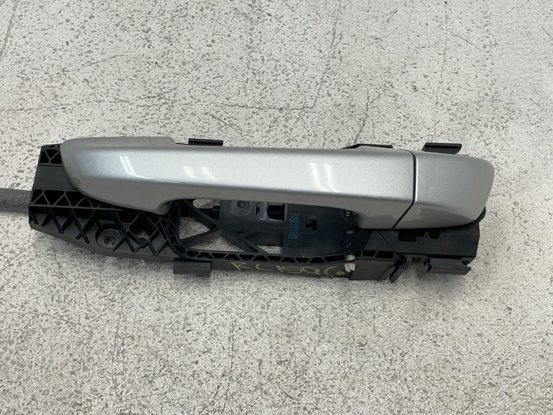 11-14 Porsche Cayenne S Rear Left Driver Exterior Door Handle Silver 1596 OEM
