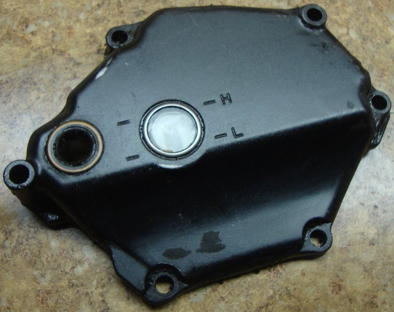 2004 Kawasaki Vulcan VN800 VN 800 A Engine Cover Panel Case Casing Oil Level M10