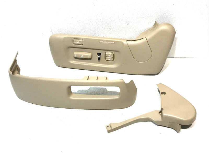 01-06 Lexus LS430 Driver LH Left Seat Shield Trim Panel Bezel Cover Beige LK04