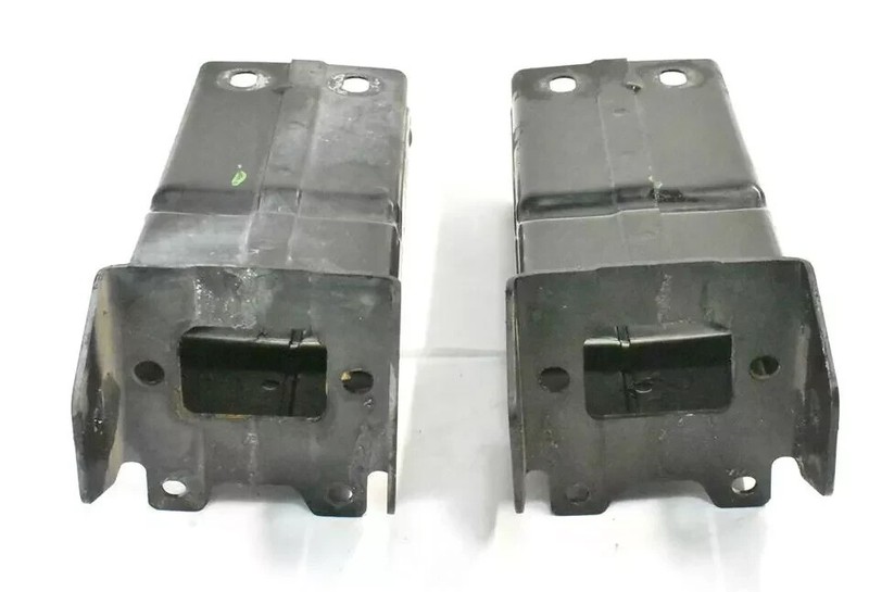 00-06 Mercedes W220 S500 S55 Front Reinforcement Impact Bar Bracket Set of 2 OEM