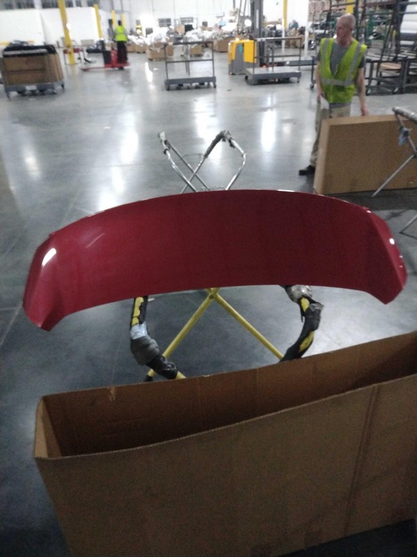 2018 Honda Accord Deck Lid Trunk Lid Red OEM Used 34150TVAA11 70000 Miles