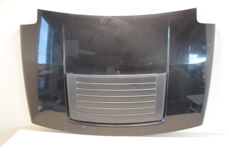 06-10 Hummer H3 3.7L Black Hood Assembly 1936P315A
