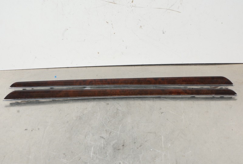 07-09 OEM Mercedes W221 S550 Rear Right Left Door Panel Trim Bezel Cover Wood
