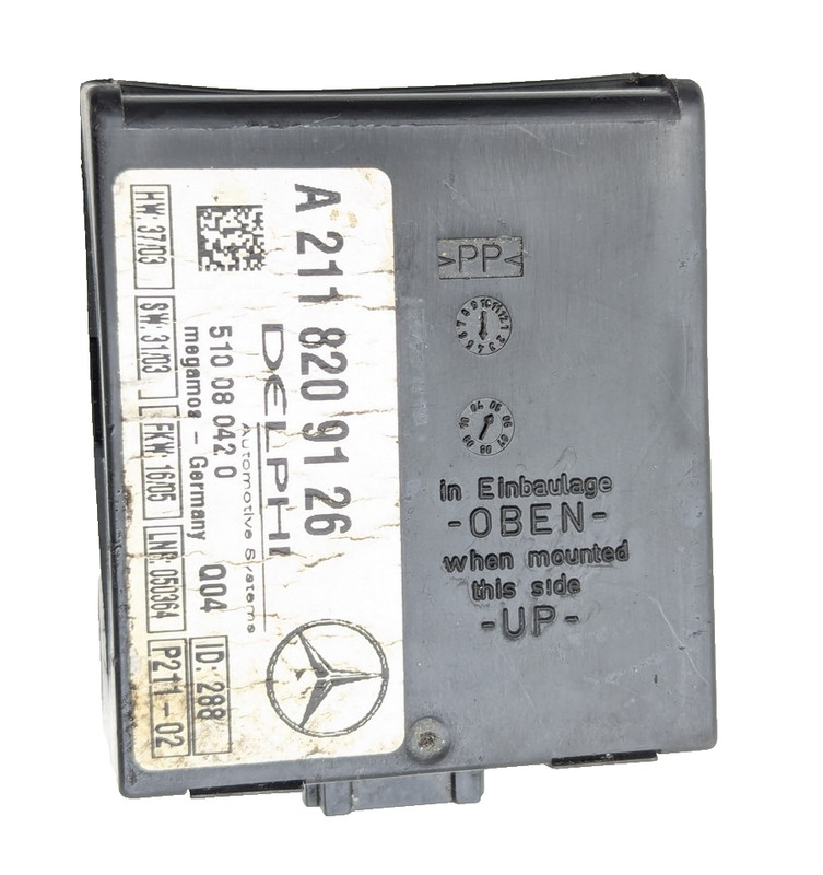 01-07 Mercede W203 C230 CLK320 Anti Theft Alarm Module 2118209126 OEM