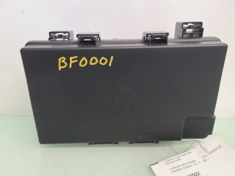 Fuse Box Engine Wk Body VIN E Or F 6th Digit Fits 18-22 GRAND CHEROKEE 588095