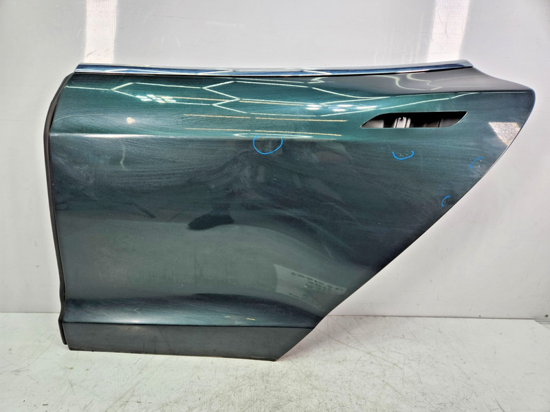 ✅ 12-16 OEM Tesla Model S Rear Left Driver Side Door Shell Panel Green PMSG *
