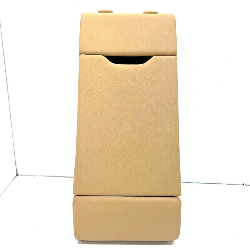 PORSCHE MACAN REAR SEAT CENTER ARMREST CUP HOLDER HEADREST (BEIGE) 2015-2018 OEM