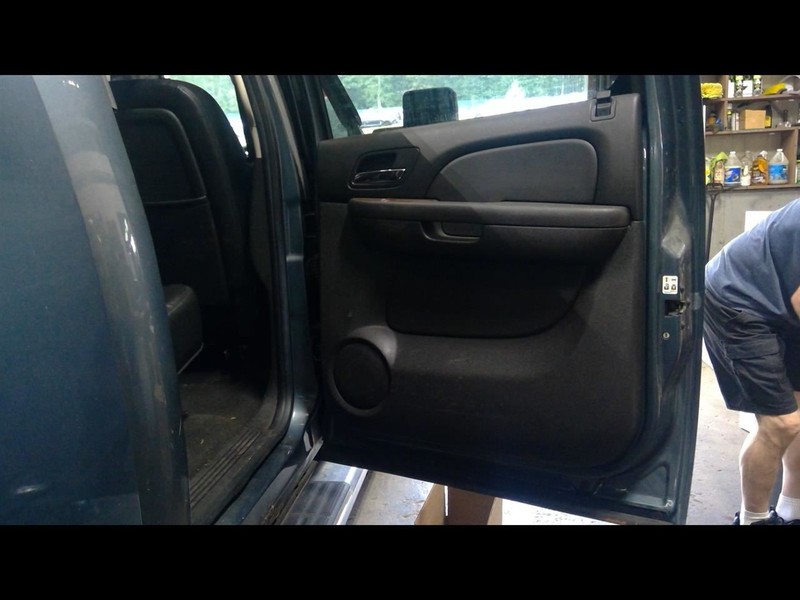 2009 SIERRA 2500 Passenger Right Rear Door Trim Panel Rear 1632113