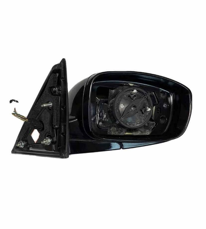 09 14 HYUNDAI GENESIS DOOR MIRROR PASSENGER SIDE BLACK NO GLASS OEM 876203M500