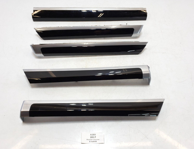 ✅ 11-18 OEM Porsche Cayenne 958 Dashboard Front Rear Door Trim Panel SET