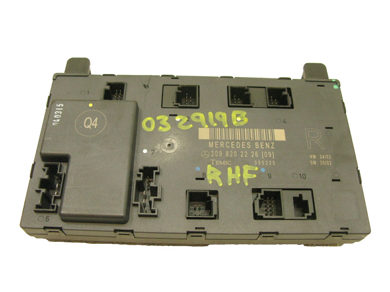 03-09 MERCEDES W209 CLK500 CLK320 CLK550 DOOR CONTROL MODULE PASSENGER 032919B