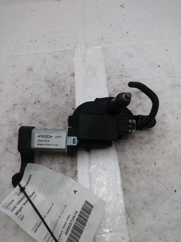 Used Back Glass Wiper Motor fits: 2008 Pontiac TorrentGrade A
