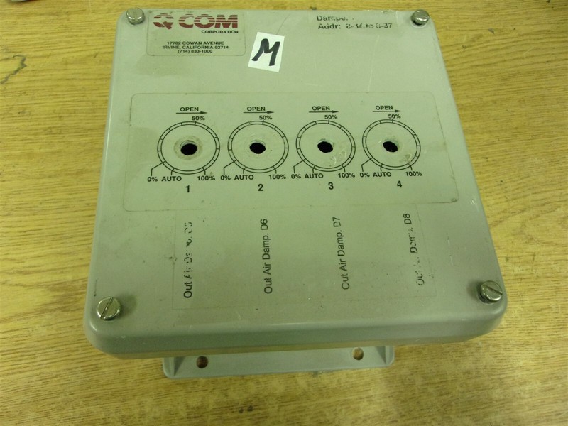 QCom Vynco Vynckier Industrial Control Panel Enclosure Z-998778 E54315 "M"