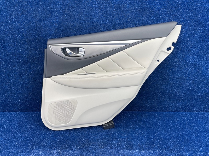 2014–17 INFINITI Q50REAR RIGHT RH PASSENGER SIDE DOOR INTERIOR TRIM PANEL OEM
