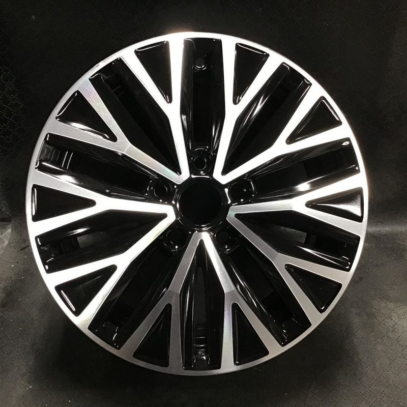 2019-2021 Volkswagen Jetta 70045 Wheel 16x6.5 Rim Black Machined 5GM601025EFZZ