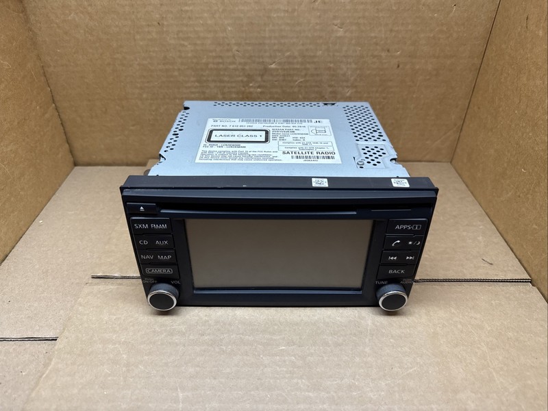 2014-2019 Nissan Van NV1500 Sentra Versa Radio Receiver Display 259159JE0B