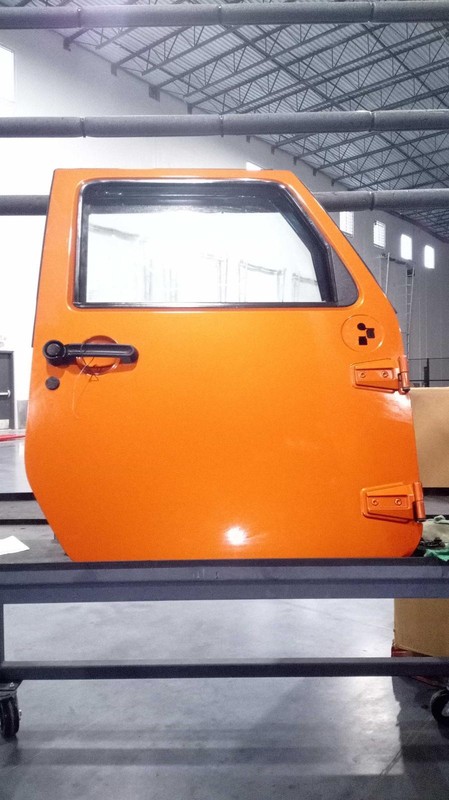 2015 Jeep Renegade Front Right Door Orange 591253 - Used, 126k Miles