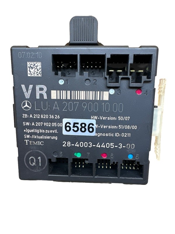 ✅ 2010-13 Mercedes W207 E350 Coupe Front Right Side Door Control Module OEM ✅