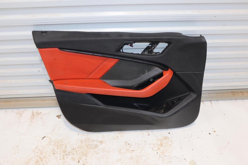 2020-2023 BMW M235I F44 GRAN COUPE FRONT LEFT DRIVER DOOR PANEL RED SHEEN OEM