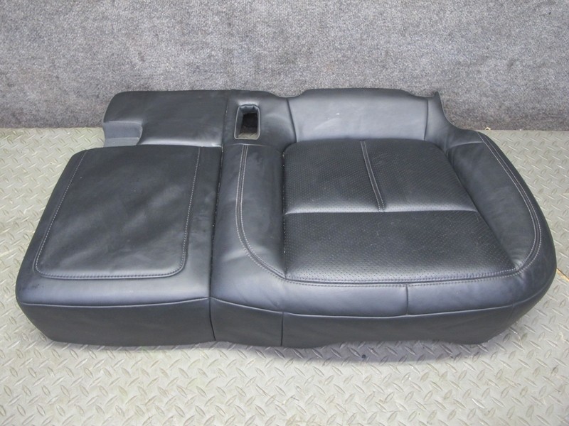 2011-2018 PORSCHE CAYENNE 958 REAR SEAT LEFT SIDE LOWER LEATHER CUSHION BLACK