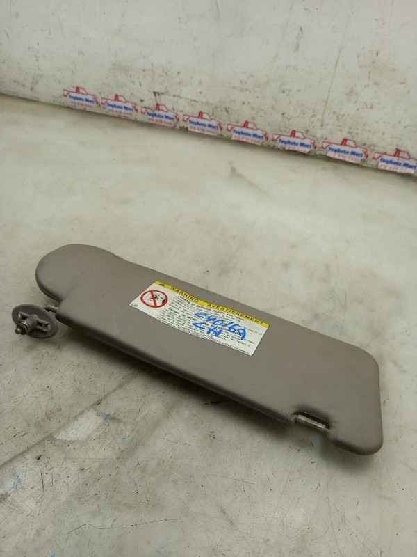 01 02 03 TOYOTA TACOMA DRIVER LEFT SUN VISOR GRY-FZ10