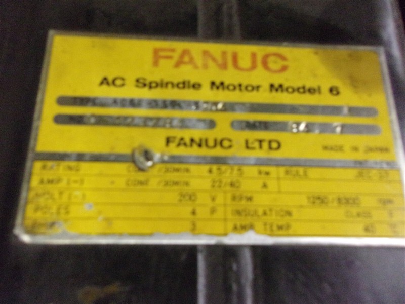 Fanuc A06B 1000 B904 AC Spindle Motor Model 6 C-423284