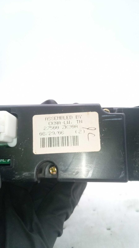 Nissan Maxima 2007 217K mi. Front Temperature Control 27500ZK30A 5386