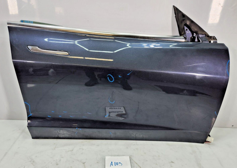 ✅ 2017-2020 OEM Tesla Model 3 Front Right Passenger Door Shell Panel Gray NOTE*