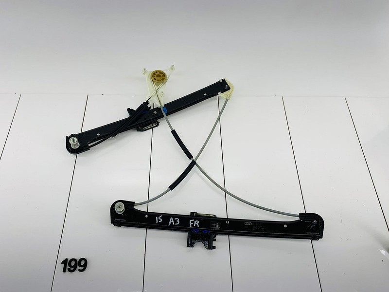 15-20 AUDI A3 QUATTRO 8V FRONT RIGHT PASSENGER SIDE DOOR WINDOW REGULATOR OEM