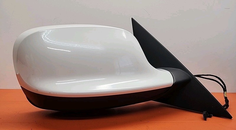 2010 BMW X3 PASSENGER DOOR MIRROR WITH PUDDLE LIGHT HEATED OEM WHITE RIGHT SIDE