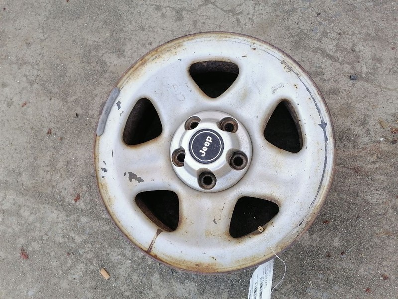 Rim Wheel 15x7 Steel Painted 5 Spoke Fits 97-06 WRANGLER 1539120
