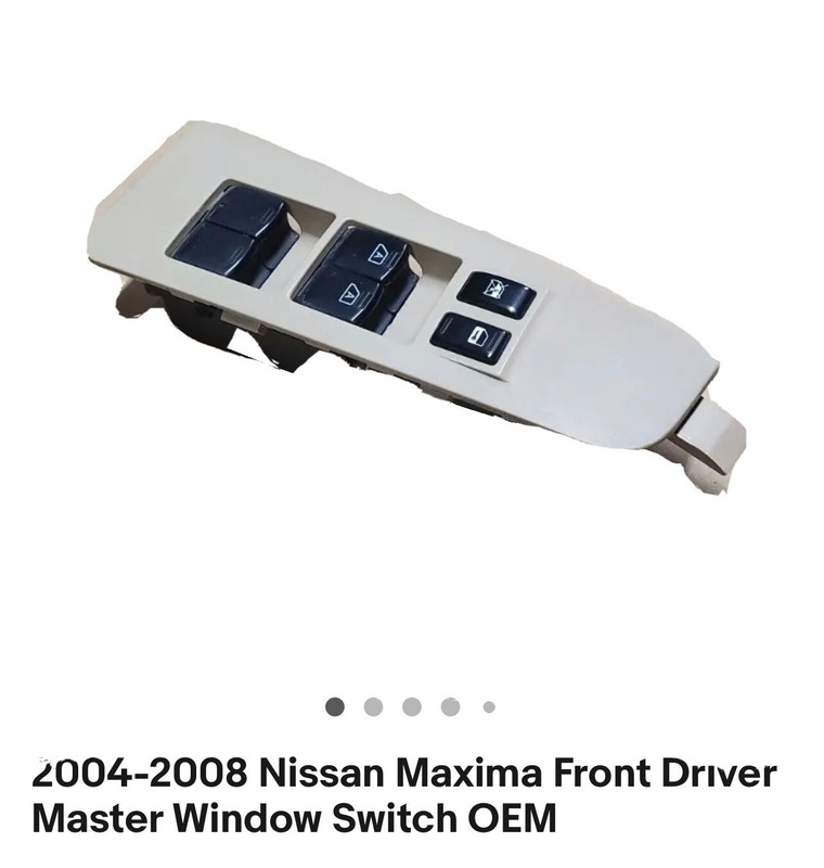2004-2008 Nissan Maxima Front Driver Master Window Switch OEM 2005 2006 2007