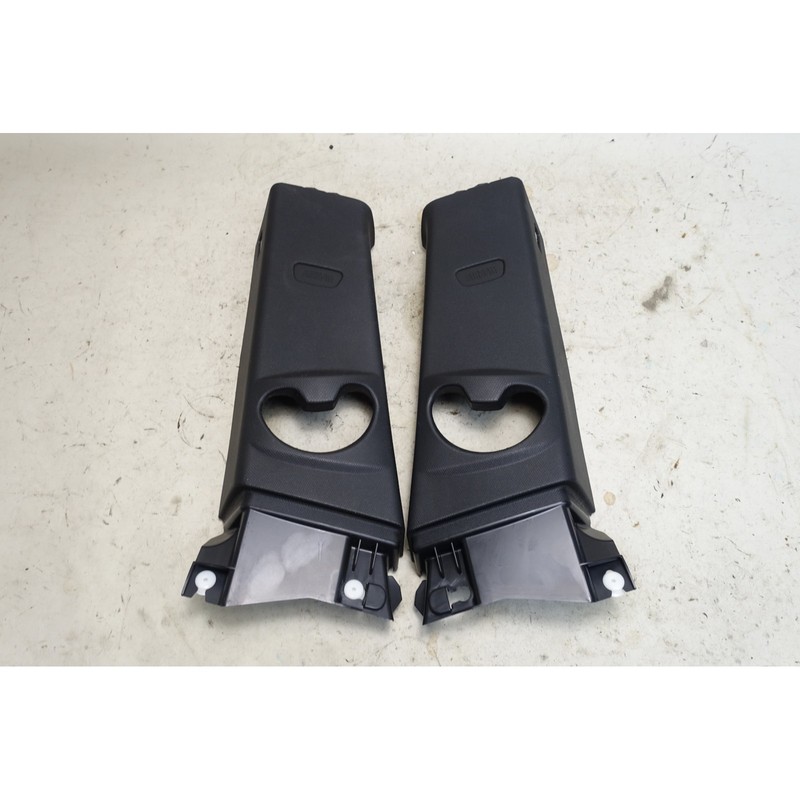 2014-2021 BMW F22 2-Series F87 M2 Coupe B-Pillar Column Covers Black Pair OEM