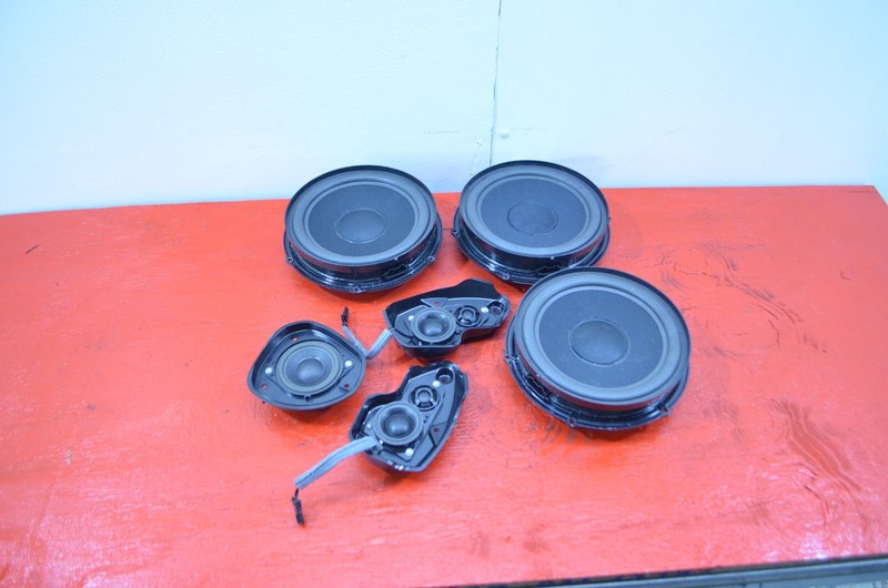 03-10 PORSCHE CAYENNE INTERIOR SPEAKER SET OF 8 ITEMS OEM