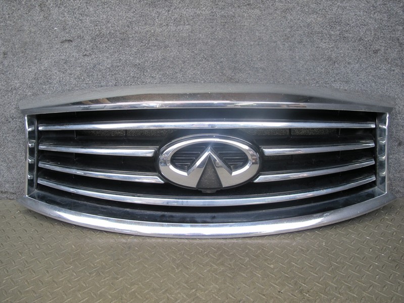 2014-2015 INFINITI QX60 HYBRID FRONT BUMPER CHROME GRILLE W EMBLEM 62310-3JV0B