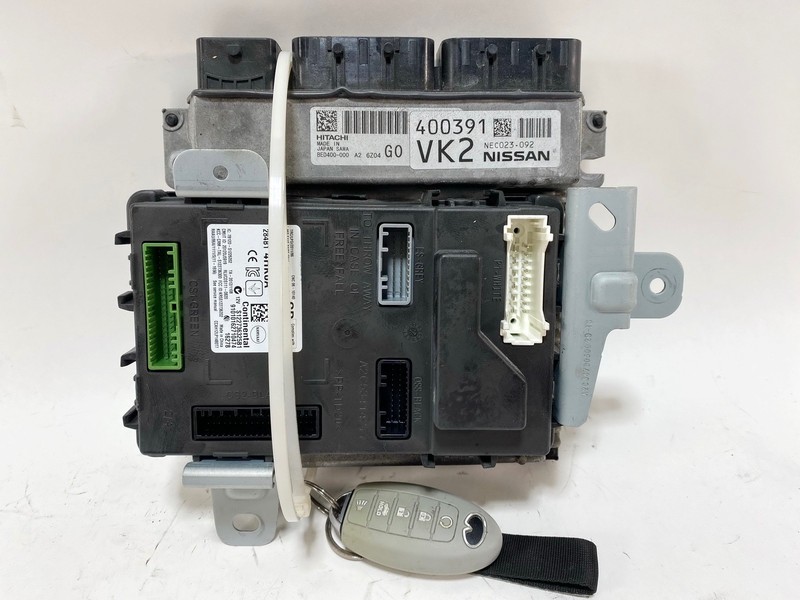 16-17 INFINITI Q50 RWD VR30 3.0L ENGINE & BODY CONTROL MODULE ECM W/ KEY FOB OEM