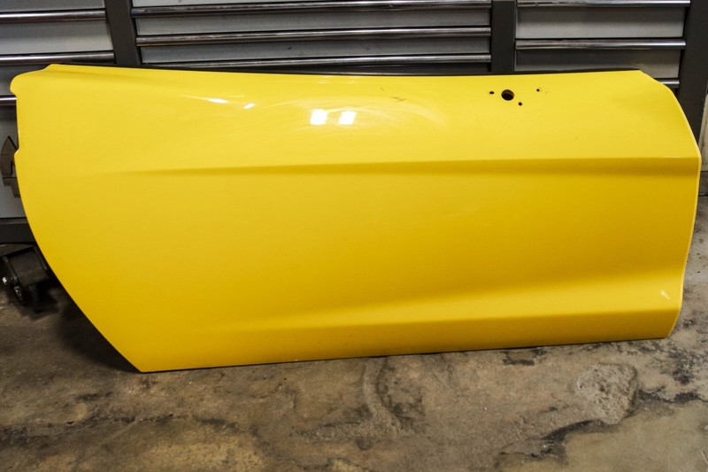 2005-2013 Corvette C6 Velocity Yellow RH Passenger Door Shell OEM *USED*