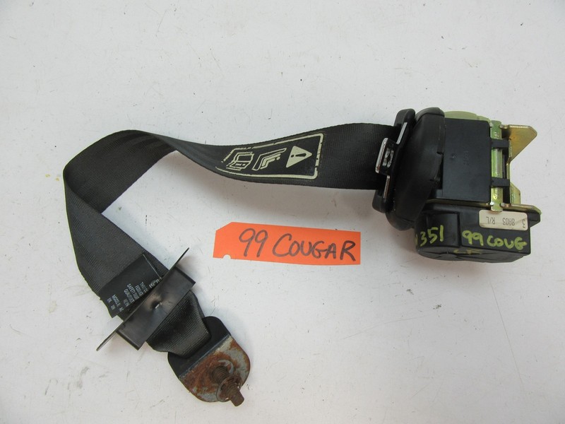 REAR SEAT BELT SEATBELT SHOULDER HARNESS RETRACTOR BACK SEAT CAR 99-02 COUGAR