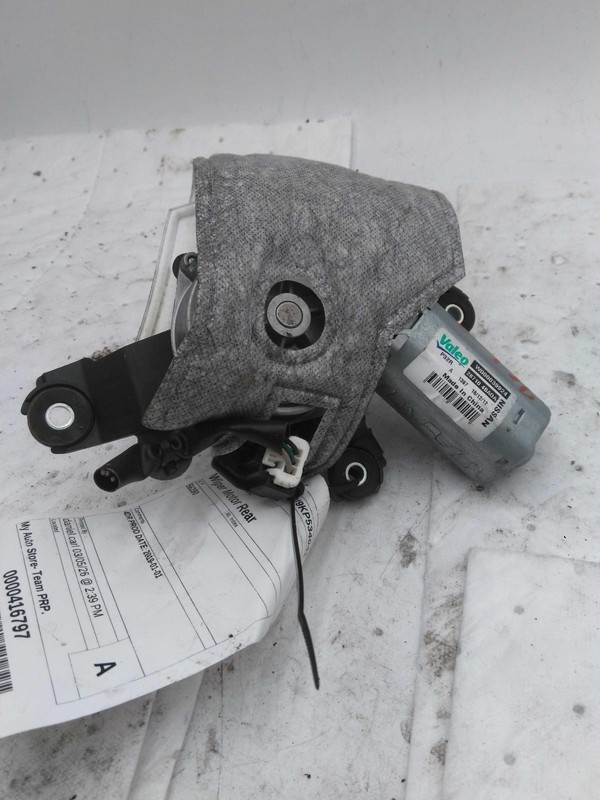 Used Back Glass Wiper Motor fits: 2019 Nissan Rogue VIN 5 1st digit USA built Gr
