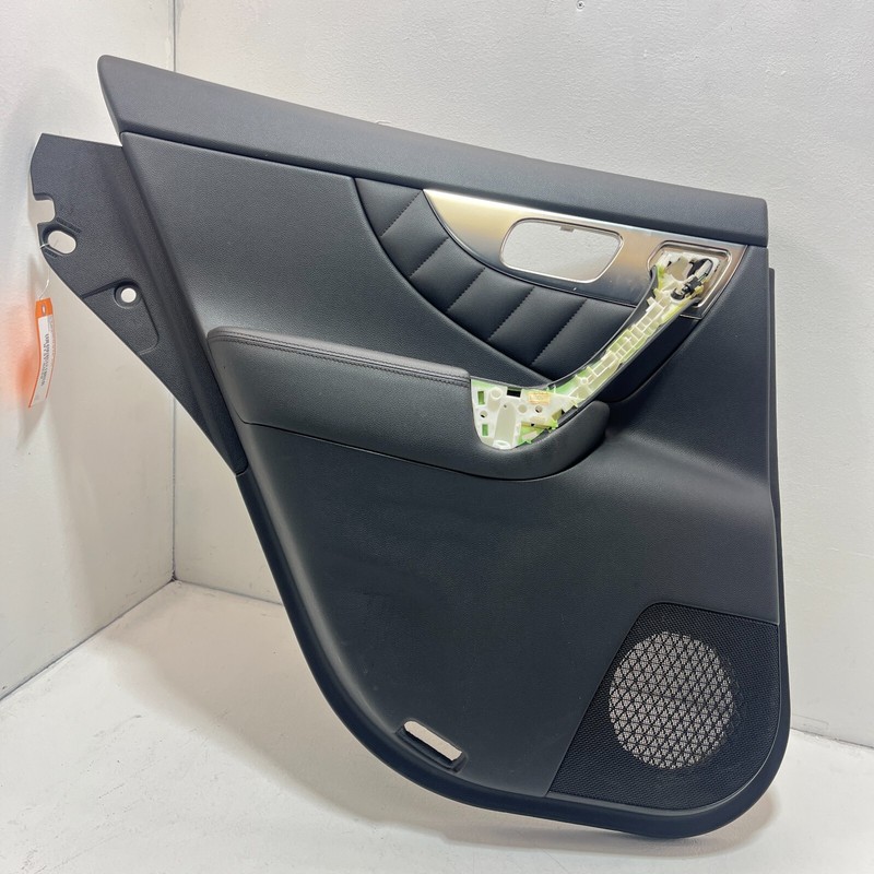 10 INFINITI FX35 BLACK REAR LEFT DRIVER SIDE DOOR INTERIOR PANEL COVER TRIM OEM